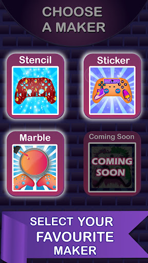 Android application diy joystick art design games screenshort