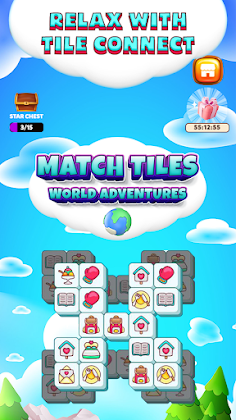 Tile Match - Connect game - Screenshot 1