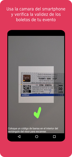 Android application miCheck screenshort