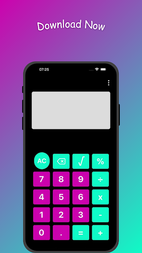 Colorful Calculator Screenshot