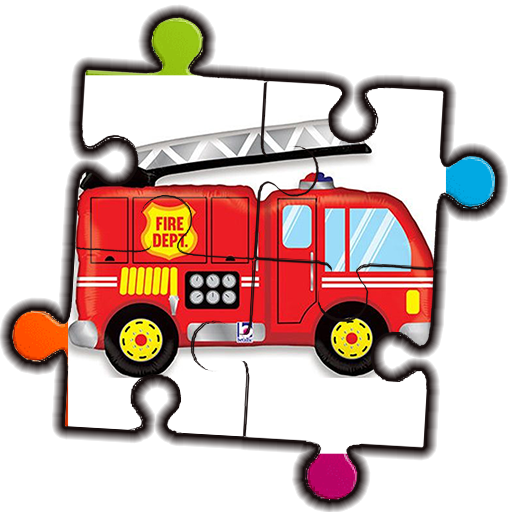 Fire trucks puzzle games