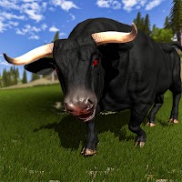 Злой бык атака хищник 3D