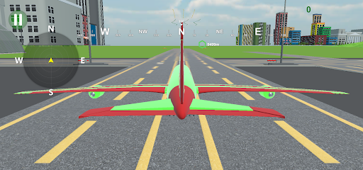 Plane Flying Screen 3