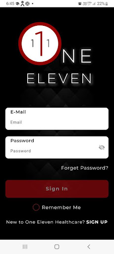 Android application One Eleven Healthcare screenshort