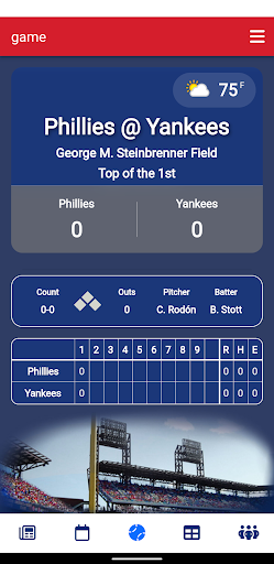 Philadelphia Baseball Screen 3