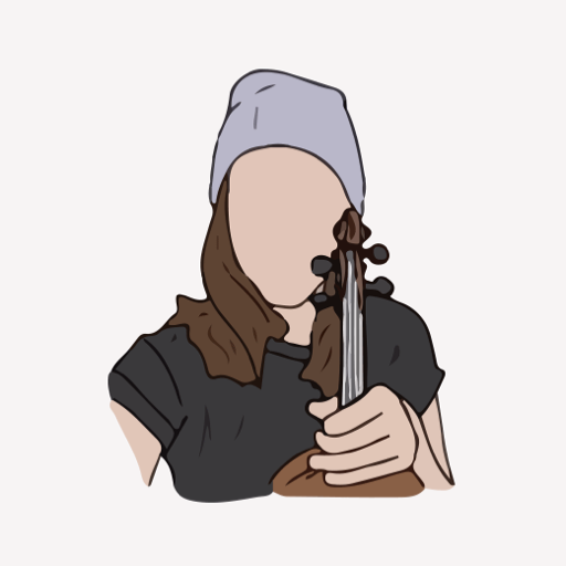 Violin with KINLEY logo