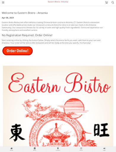 Eastern Bistro - Ansonia Order Screen 3