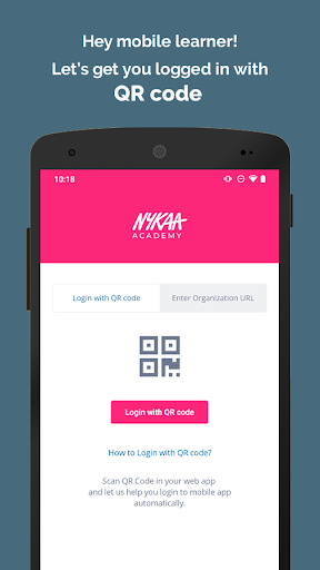 Android application Nykaa Academy screenshort