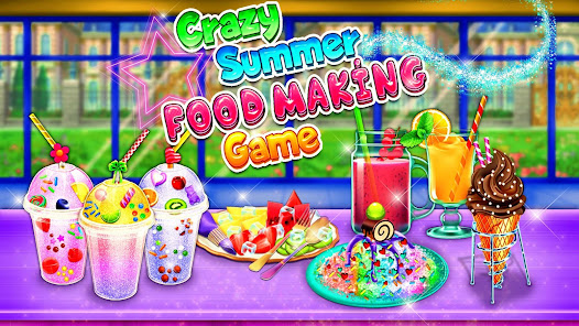 Crazy Summer Food Making Game screenshots 1