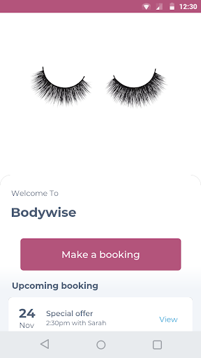 Android application Bodywise screenshort
