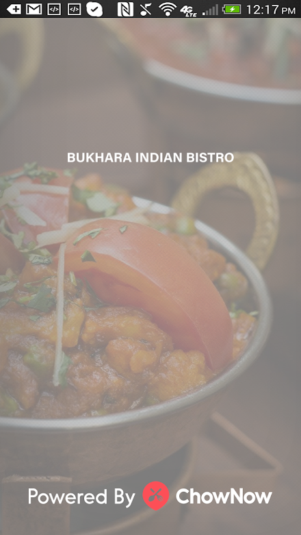 Bukhara Indian Bistro To Go Screen 1