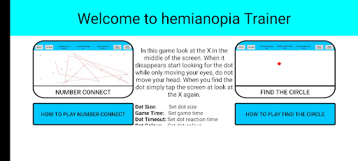 Hemianopia Eye Trainer Screen 2