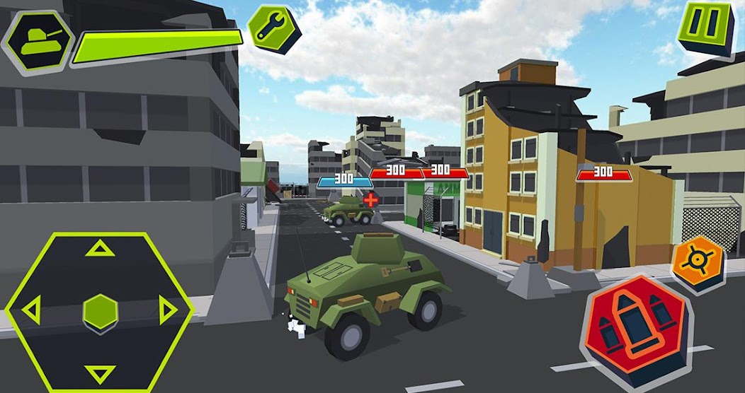 Cube Tanks - Blitz War 3D banner