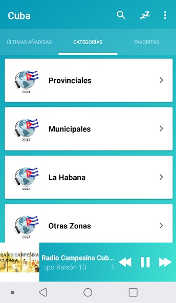 Captura de Pantalla 2 Radios de Cuba online android