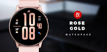 Rose Gold XL Watch Face APK