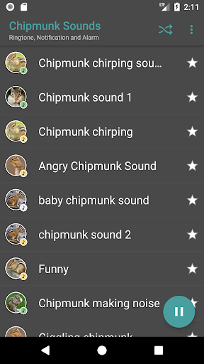 Chipmunk Sounds Screen 2