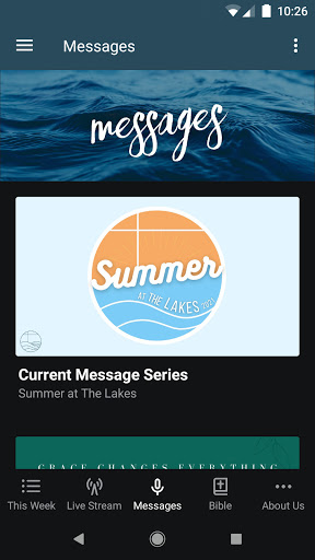 Screenshot of The Lakes Church Waterford