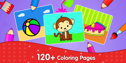 Coloring Book For Kids- Painting and Drawing Games screenshots 1
