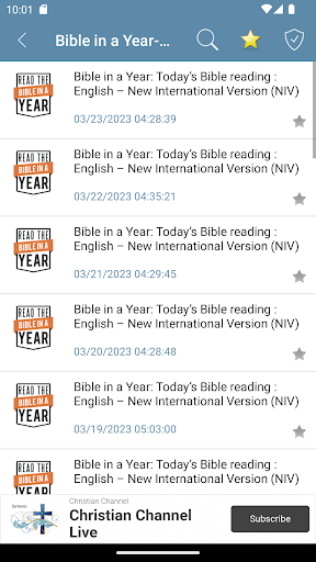 Read Bible in a Year - NIV Screen 3