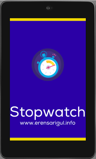 Simple Stopwatch Screen 3
