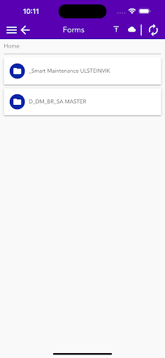معاينة التطبيق