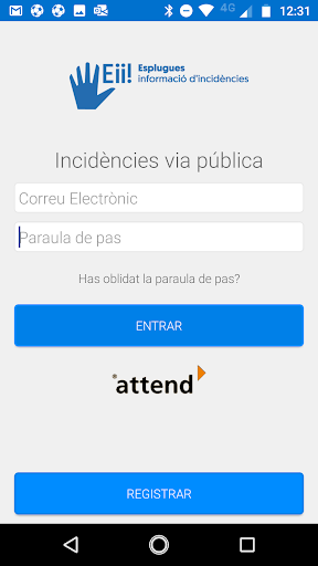 Android application Esplugues Eii screenshort