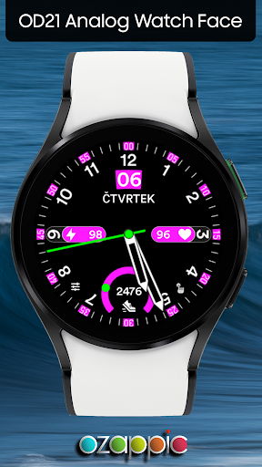 OD21 Analog Watch Face Screen 3