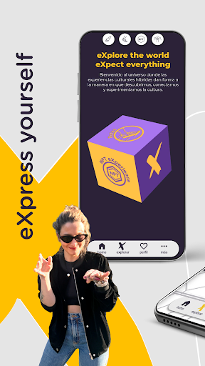 Android application eXplorins screenshort