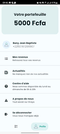 Graya Deliver Screen 3