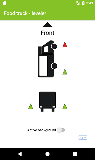 Android application Food truck - leveler screenshort