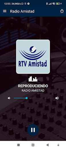 Android application Radio Amistad screenshort