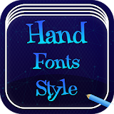 Hand Font Style icon
