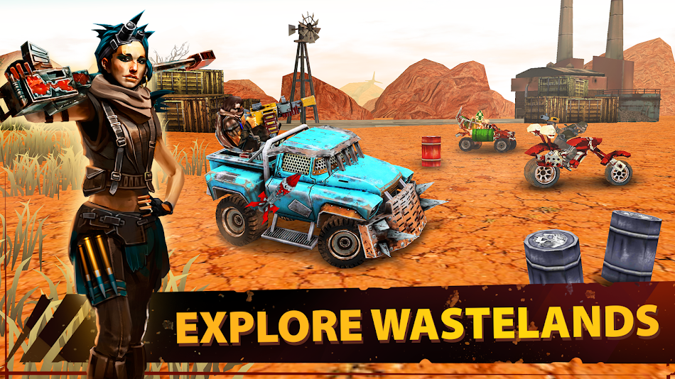 #8. Dead Paradise Car Race Shooter (Android) By: SMOKOKO LTD