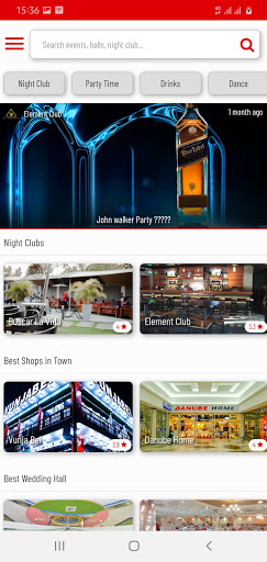 Android application Panabamba screenshort