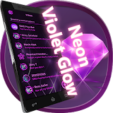 Neon Violet Glow for SMS Plus icon