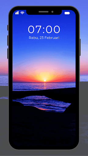 Android application Wallpaper Matahari Terbenam screenshort