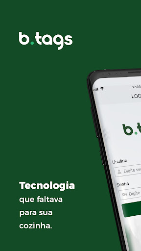 Android application B.TAGS screenshort