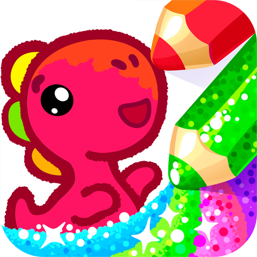 Coloring games for kids age 5  Icon