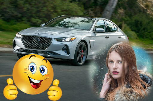 Royal Car Photo Frame