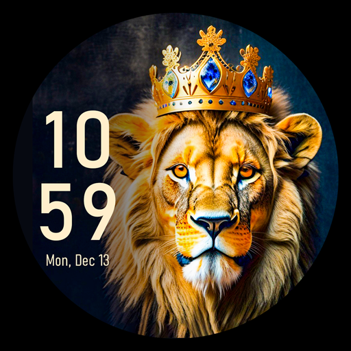 Lion Watch Face for Wear OS دانلود در ویندوز