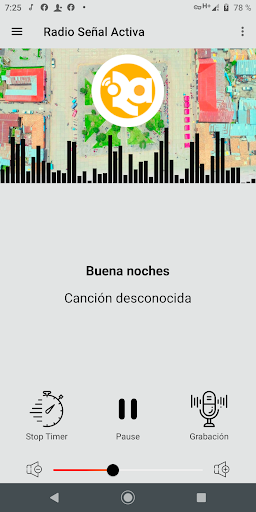 Android application Radio Señal Activa canas screenshort