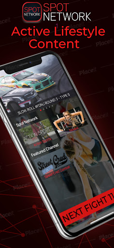 Android application Spot Network screenshort