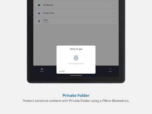 Screenshot of AT&T Personal Cloud