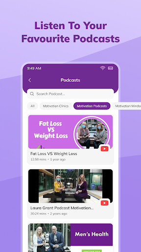 Motivation Weight Management Screen 3