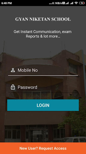Android application Gyan Niketan School screenshort