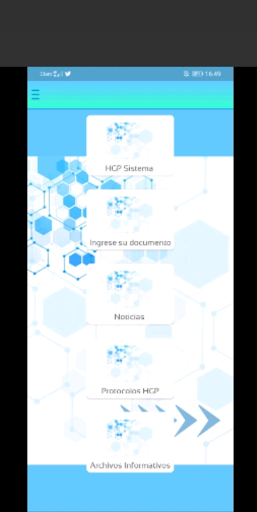 Android application HGP - Calculadora médica screenshort