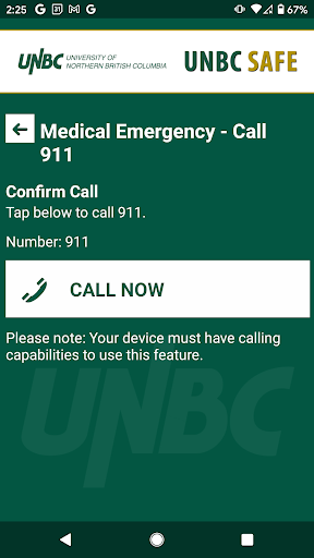 UNBC Safe Screen 3