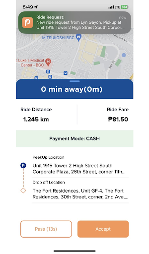 PeekUp Driver: Drive & Earn Screenshot 3 - AppWisp.com