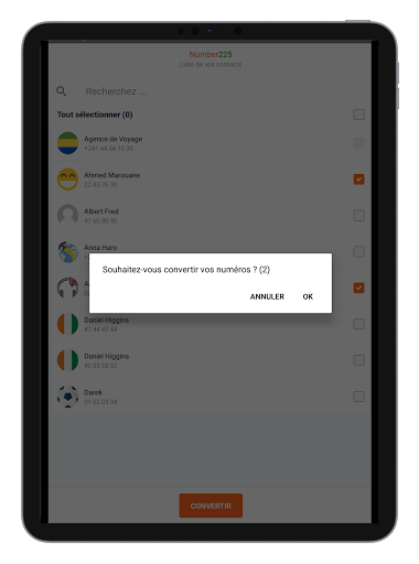 Number225 - Convertisseur de numéros ivoiriens
