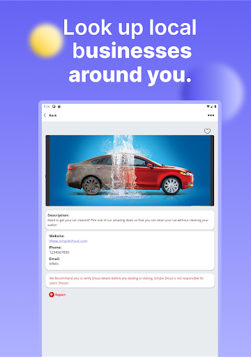 Simple Shout Screen 3